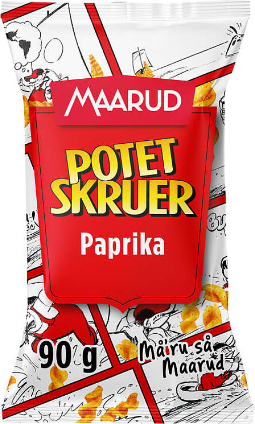 Maarud Potetskruer Paprika 90g