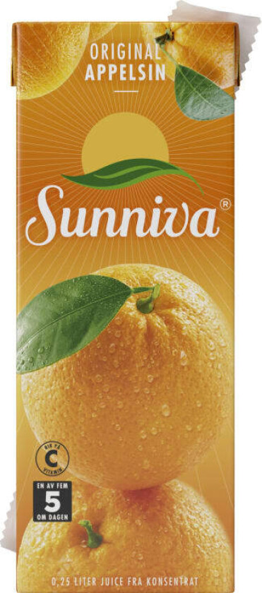 Sunniva Appelsinjuice 0,25l