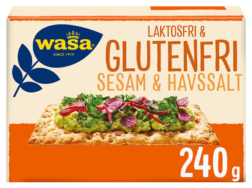 Bilde av Knekkebrød Sesam&Havsalt Gl.Fri 240g