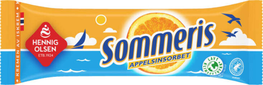 Sommer Is Appelsin Sorbet 90ml Hennig-Olsen