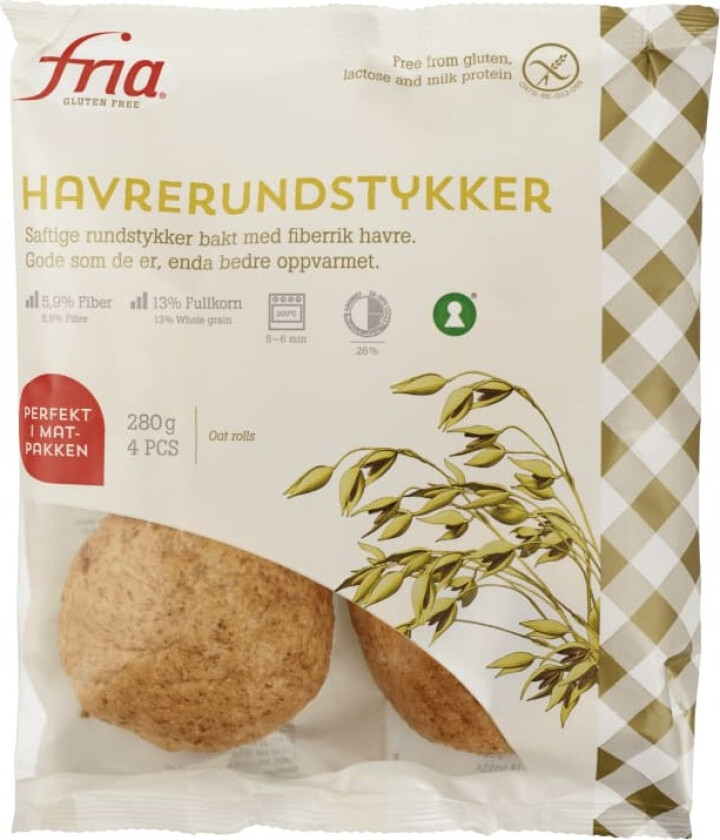 Bilde av Havrerundstykker Gl.Fri 280g