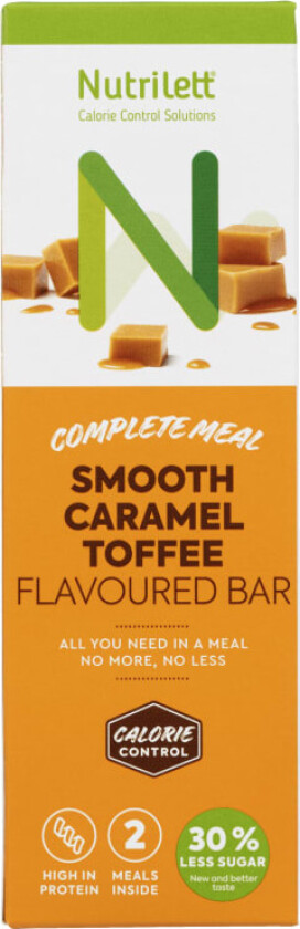 Nutrilett Smooth Caramel Bar 2x57g