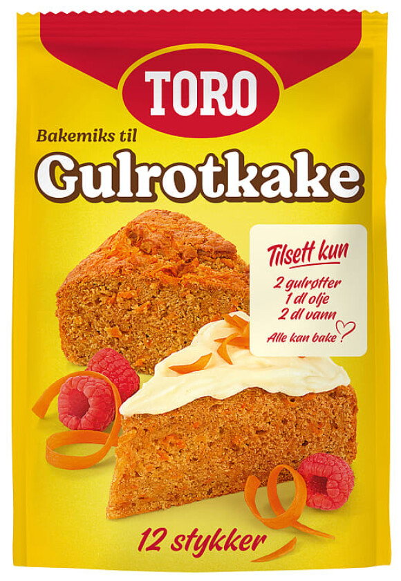 Bilde av Toro Gulrotkake Bakemiks 396g