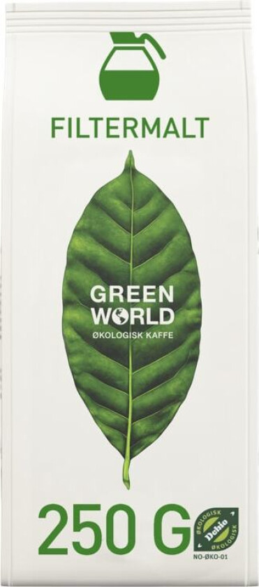 Bilde av Green World Kaffe Økologisk Filtermalt 250g