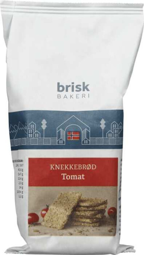 Knekkebrød m/Tomat glutenfri 150g