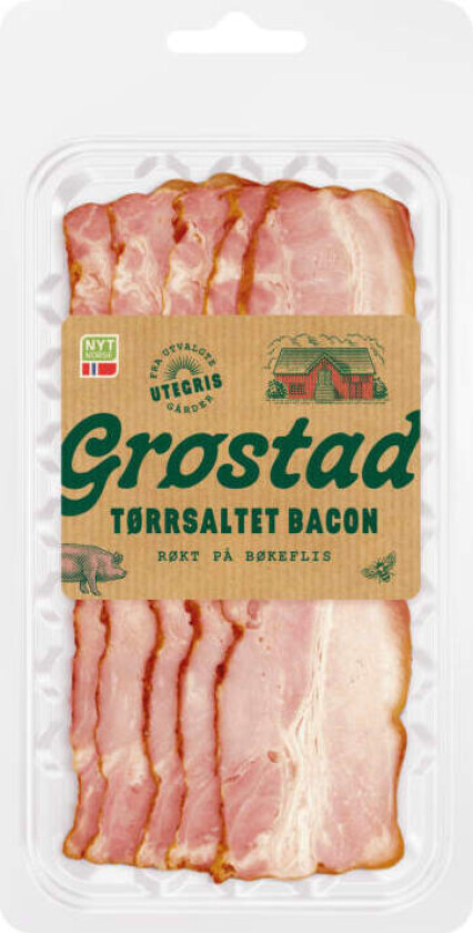 Bacon Tørrsaltet skivet 100g