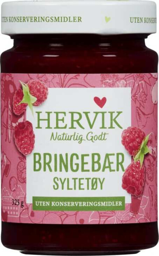 Hervik Bringebærsyltetøy 325g