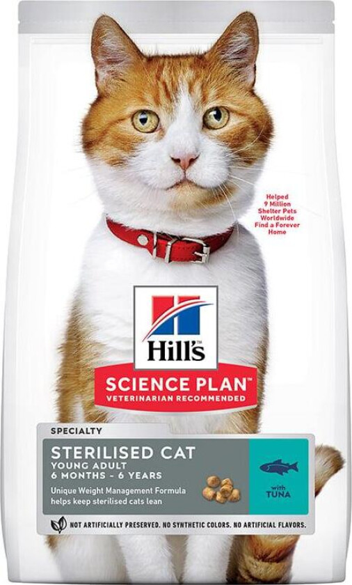 Bilde av Hill's Science Plan Cat Adult Sterilised Tuna (10 kg)