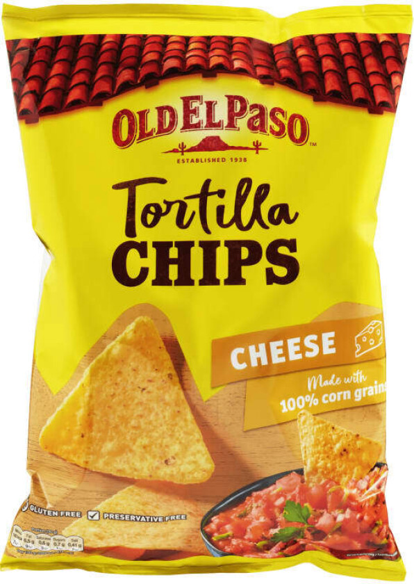 Tortilla Chips Cheese 185g