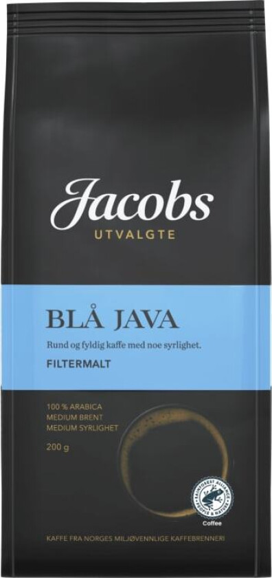 Blå Java Filtermalt 200g