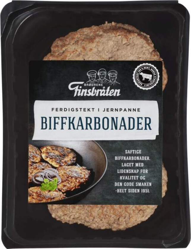 Biffkarbonader Pannestekt 360g