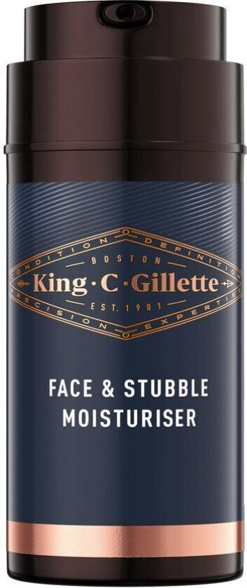 King C Gillette Moisturizer Face&Stubble 100ml