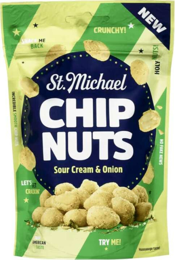 Chip Nuts Sour Cream&Onion 110g