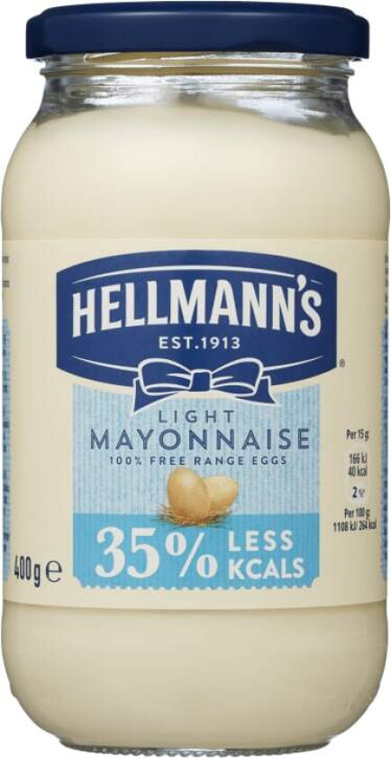 Hellmann's Light Mayonnaise Glass 400g