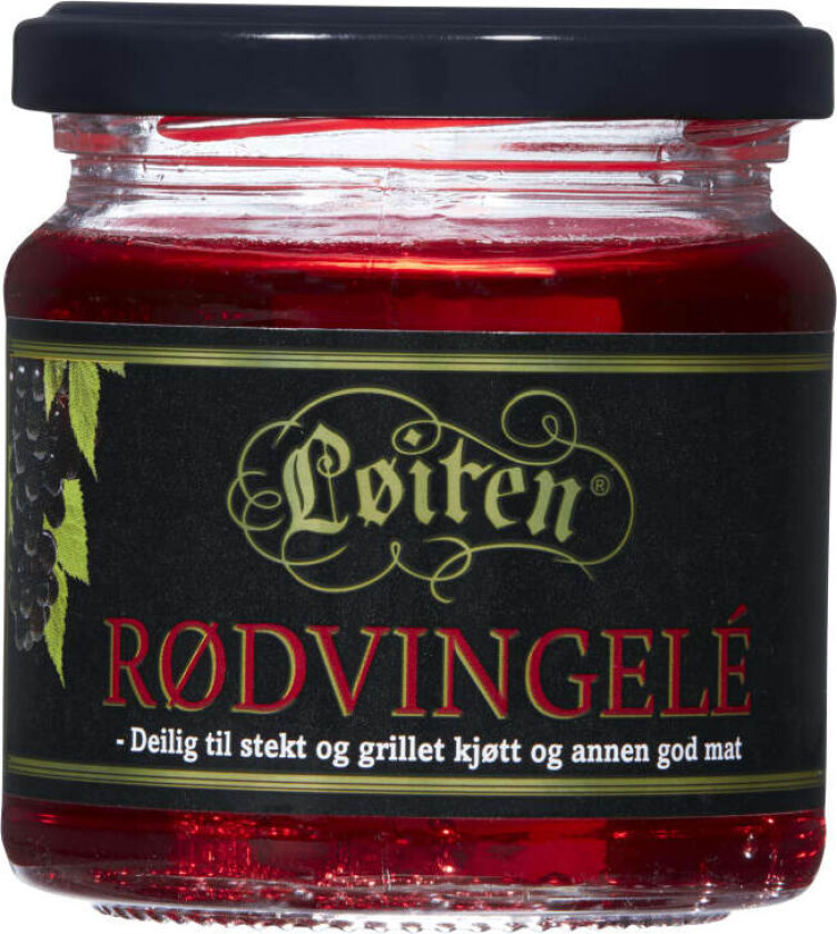 Løiten Rødvinsgelé 200g