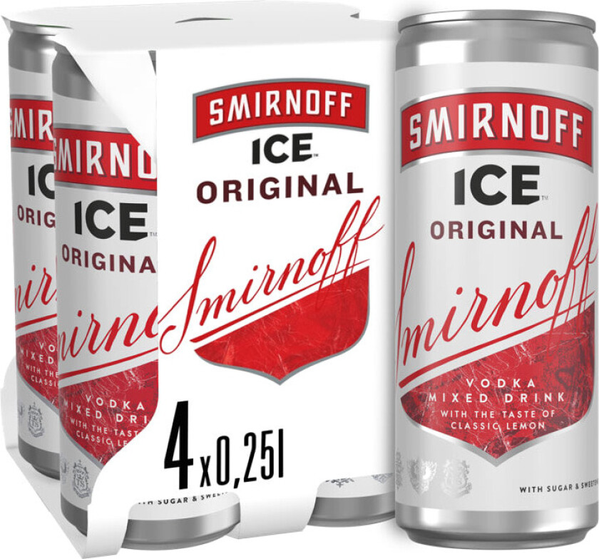 Smirnoff Ice 250mlx4 boks
