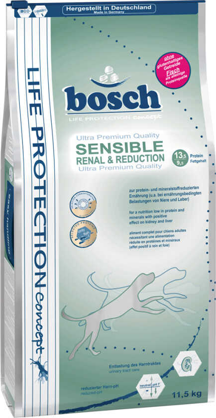 Bilde av Økonomipakke bosch 2 x storsekker - Sensible Renal & Reduction (2 x 11,5 kg)