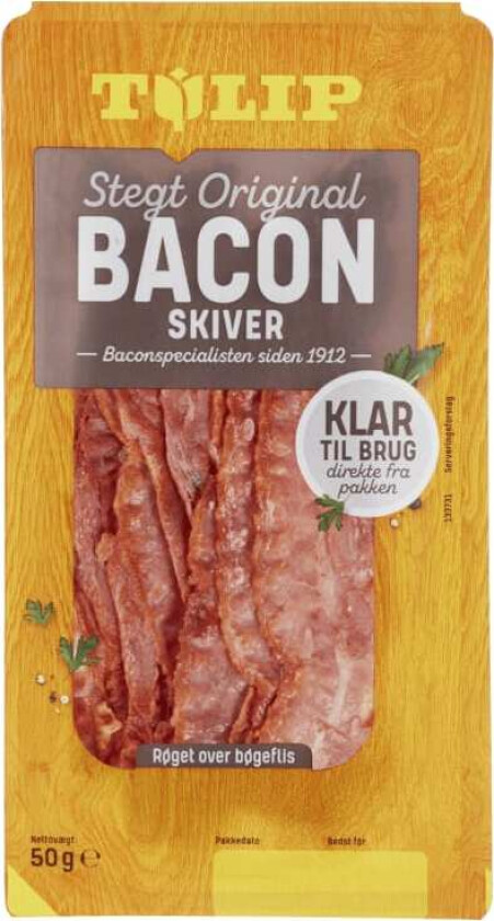 Bilde av Bacon Ferdigstekt skivet 50g