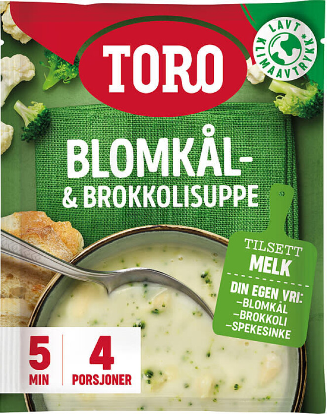 Blomkål&Broccoli Suppe Kremet 64g