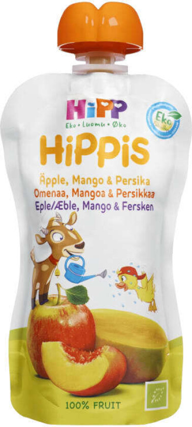 Hippis Smoothie Eple/Mango 4mnd 100g