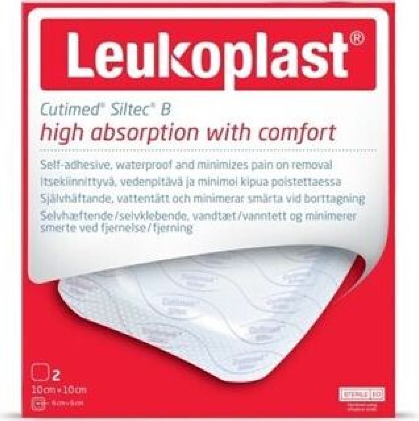 Leukoplast Cutimed Siltec 10 X 10 Cm