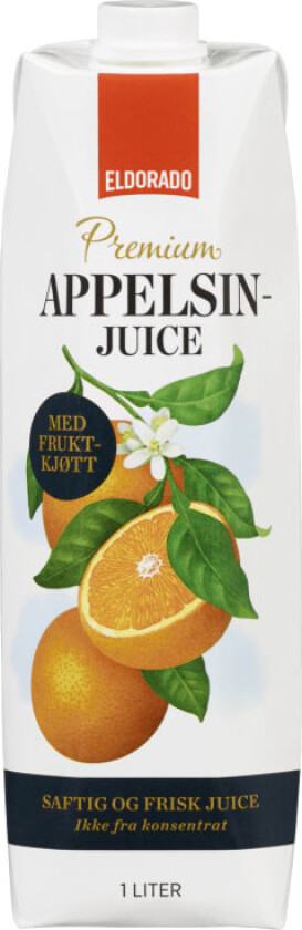 Appelsinjuice m/Fruktkjøtt 1l