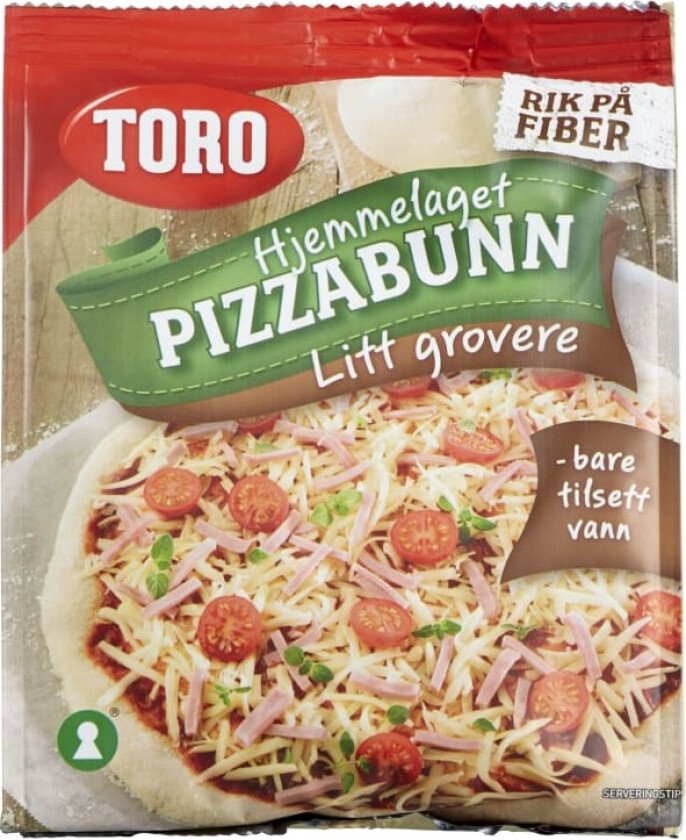 Toro Pizzabunn litt grovere 373g