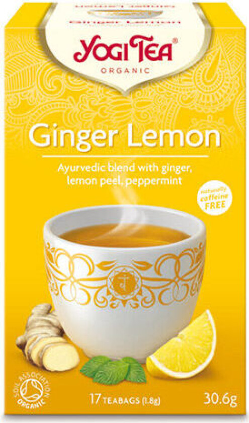 Yogi Tea Ginger Lemon Økologisk 17 poser