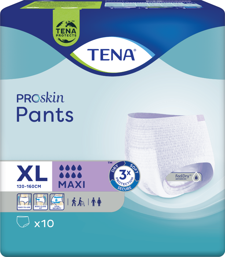 Tena Pants Maxi, Extra Large, 10 stk.