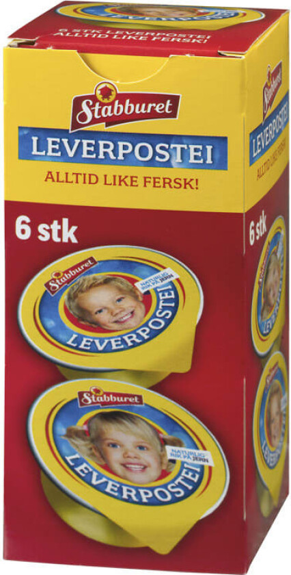 Leverpostei Porsjon 6x22g