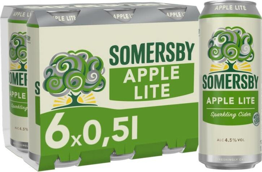 Somersby Cider Apple Lite 0,5lx6 boks