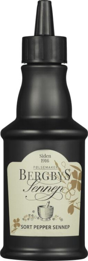 Bilde av Bergbys Svartpepper Sennep 250g