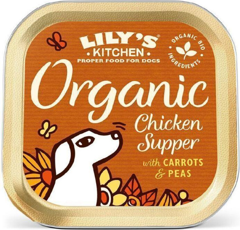 Organic Chicken Supper Våtfôr til hund 150 g