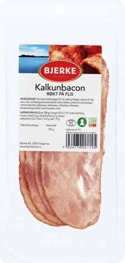 Kalkunbacon 120g