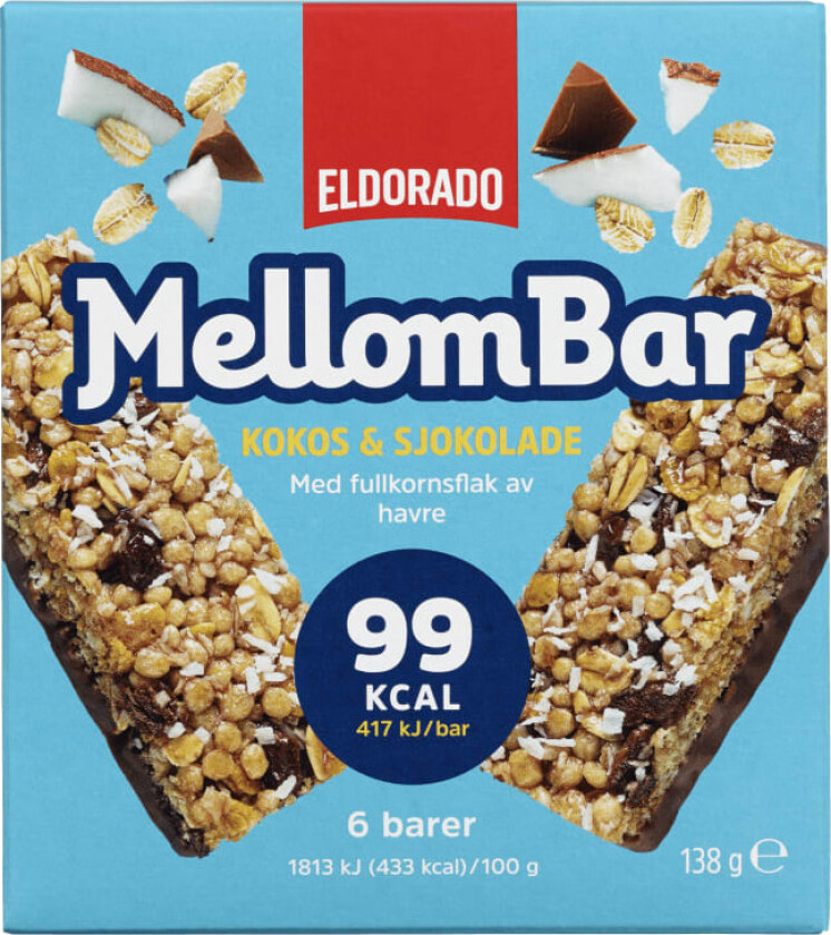 Bilde av Mellombar Kokos&Sjokolade 138g