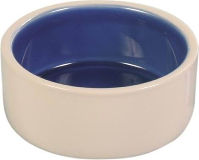 Keramikkskål Hvit og Blå (1 l)