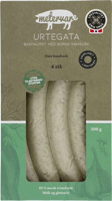 Urtegata Bratwurst 300g