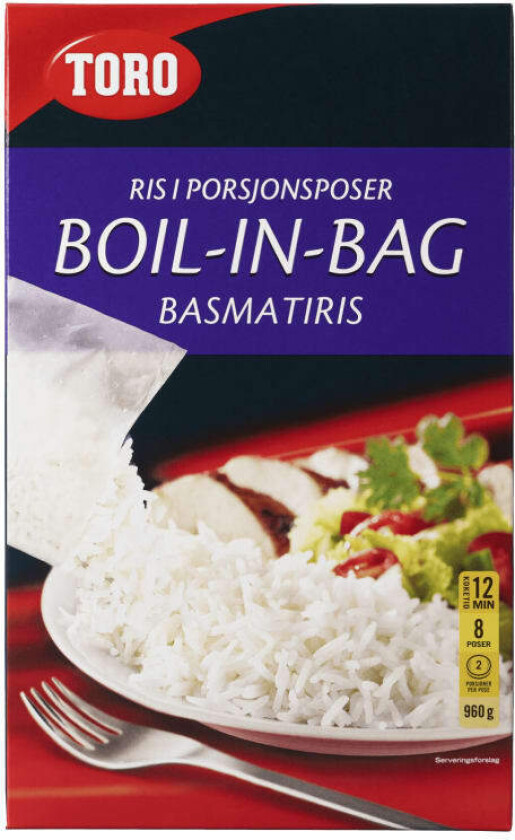 Toro Basmatiris Boil In Bag 960g