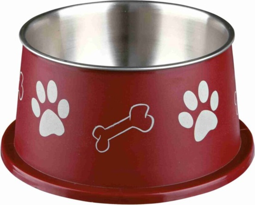 Bilde av Spaniel Hundeskål i rustfritt stål/plast Assortert farge 0,9 L - ø 19 cm