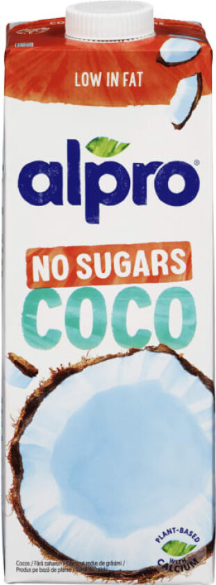 Alpro Kokosdrikk uten Sukker 1l