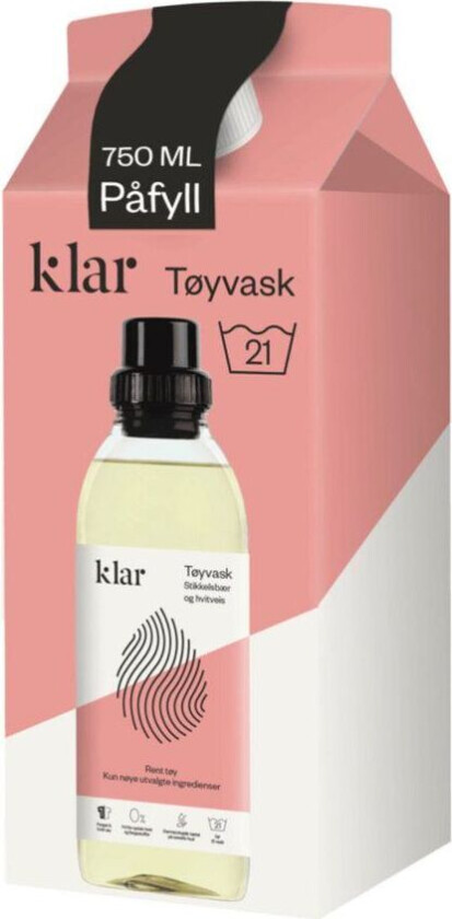 Klar Tøyvask Påfyll 750ml