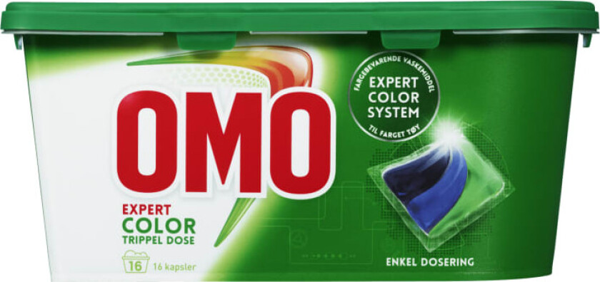 Bilde av Omo Color Trippel Dose 16stk