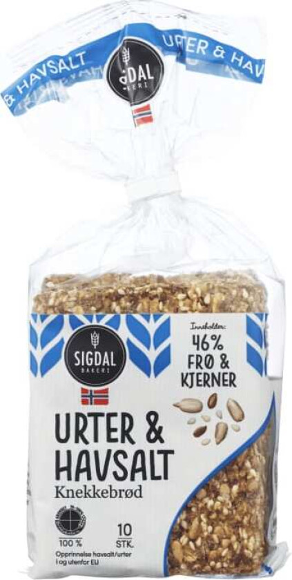 Bilde av Knekkebrød Urter&Havsalt 220g