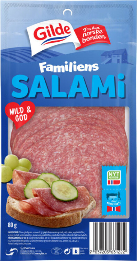 Salami Familiens 80g