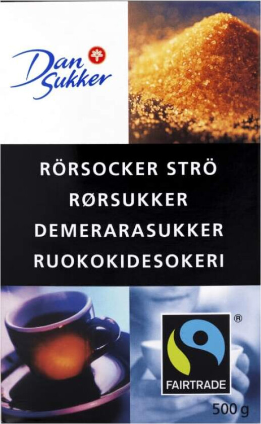 Dan Sukker Rørsukker Demerara Strø 500g