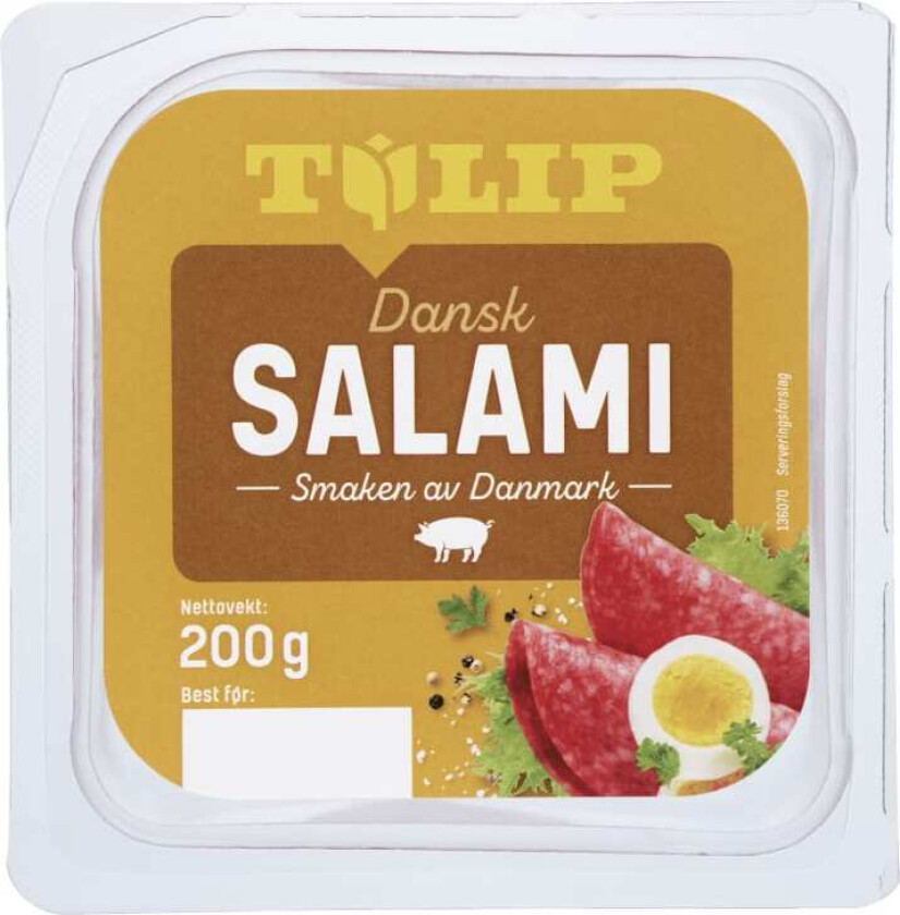 Bilde av Salami Dansk skivet 200g