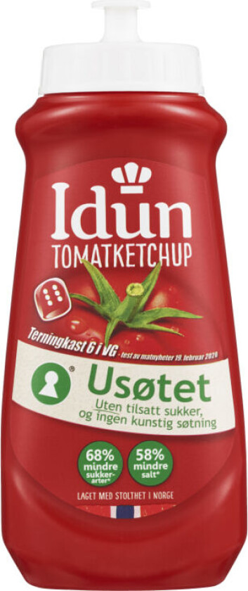 Bilde av Tomatketchup Usøtet 510g