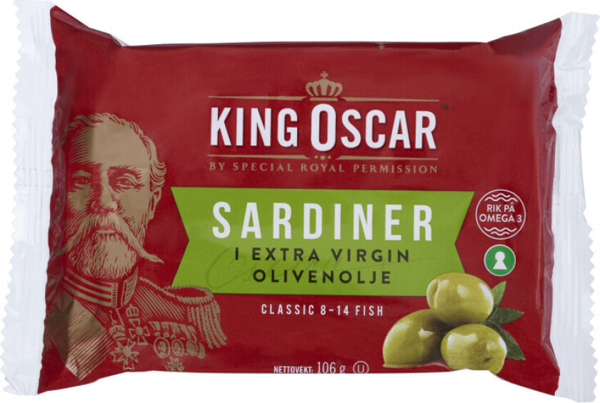 Bilde av Sardiner Classic i Olivenolje 106g