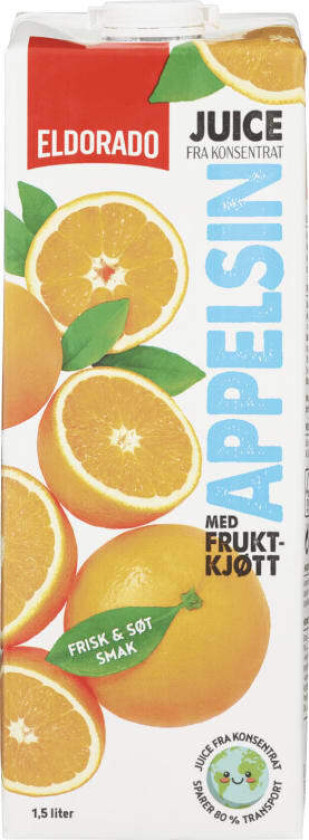 Appelsinjuice m/Fruktkjøtt 1,5l