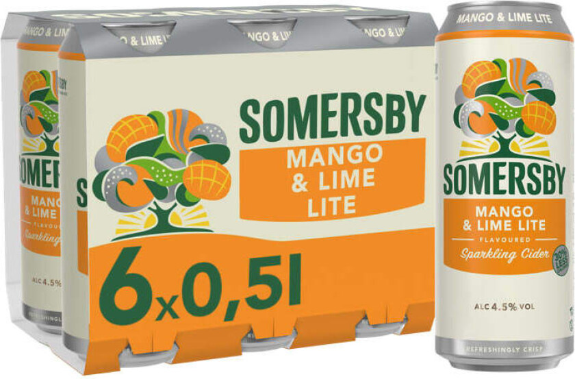 Somersby Cider Mango Lime Lite 0,5lx6 boks